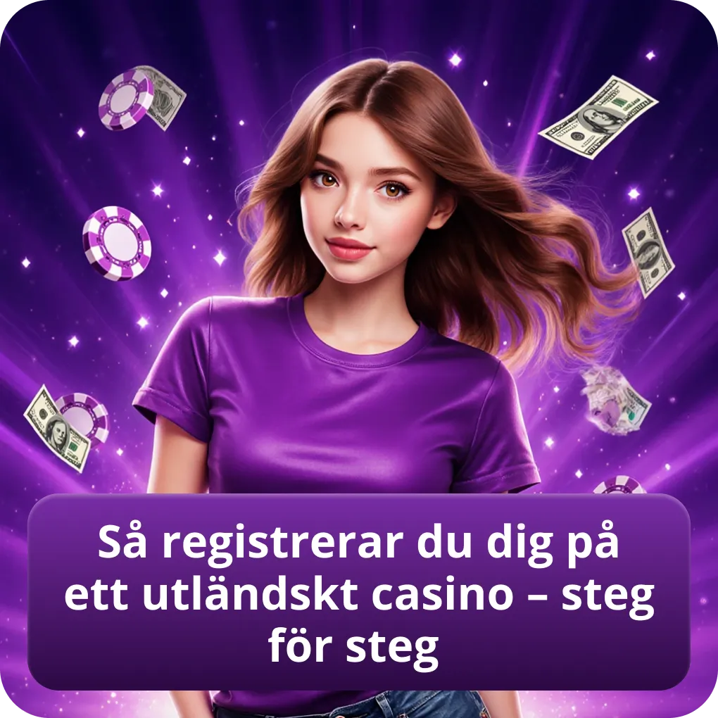 Så registrerar du dig på ett utländskt casino – steg för steg